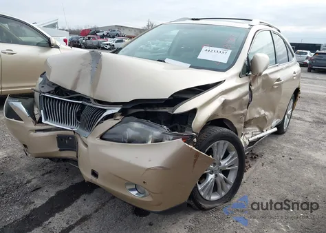 2010 Lexus Rx 450H z USA, uszkodzony, nr VIN JTJBC1BA2A2024024